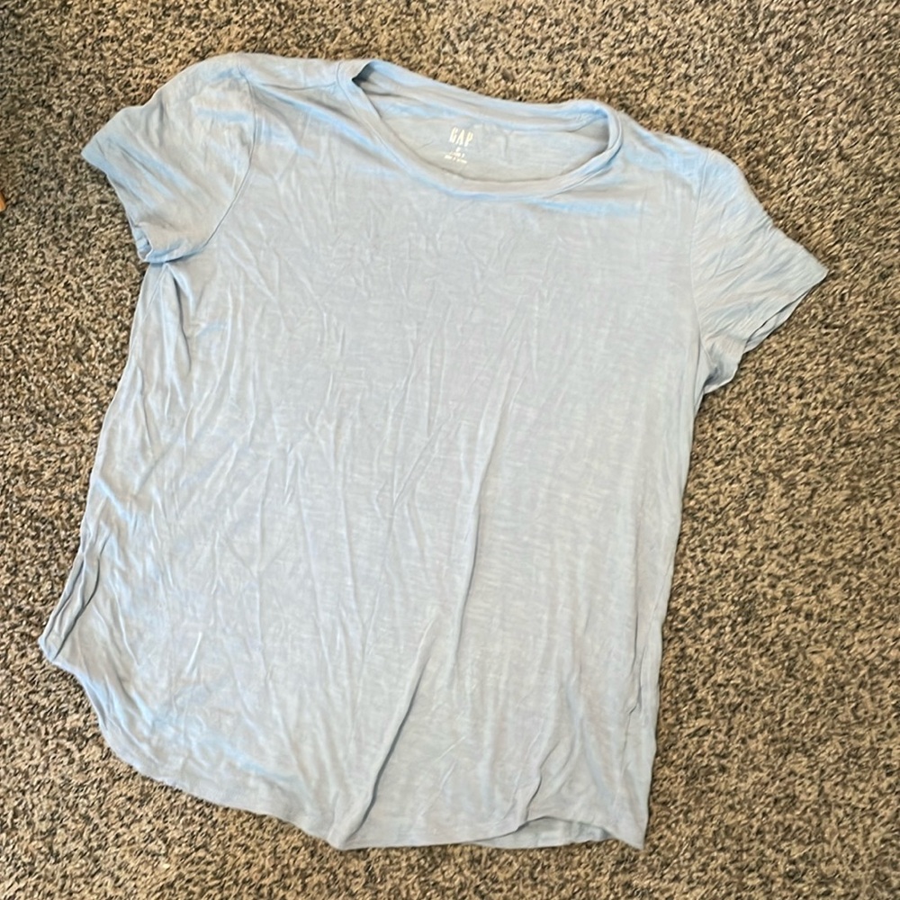 Gap medium Luxe t shirt light blue